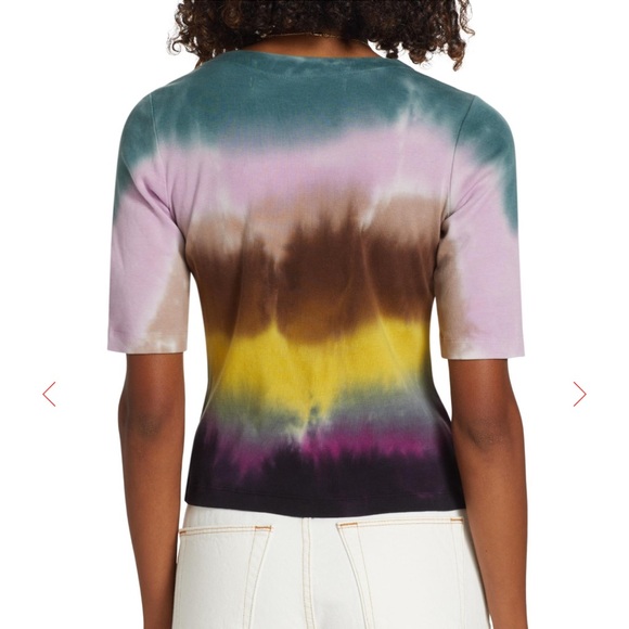 NWT Raquel Allegra Cindy Tie Dye Button Top Size Large (3) - Picture 4 of 14